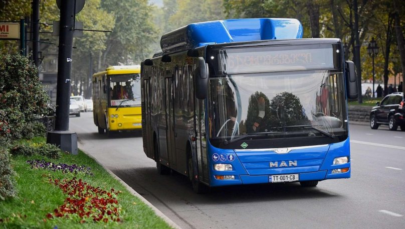 Новые автобусы в Тбилиси