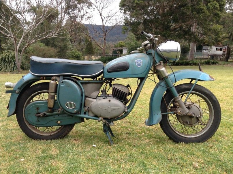 Немецкий мотоцикл 1958