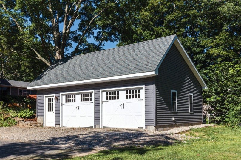 Крыша Saltbox гараж