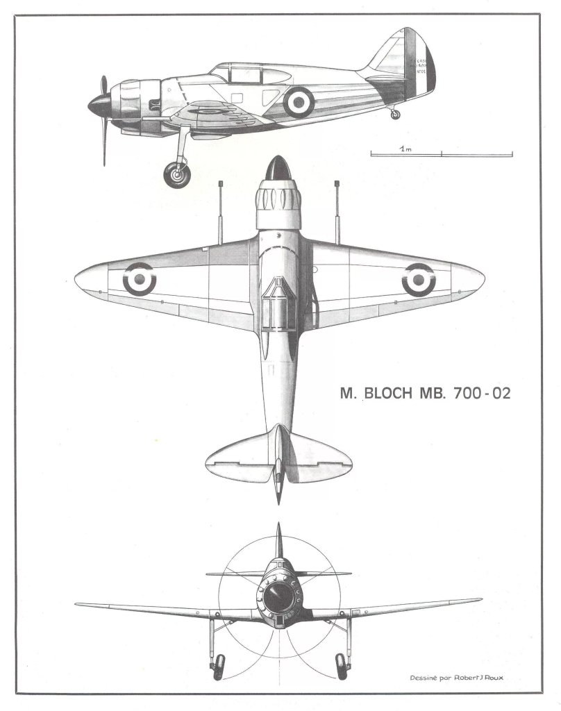Bloch MB.700 истребитель