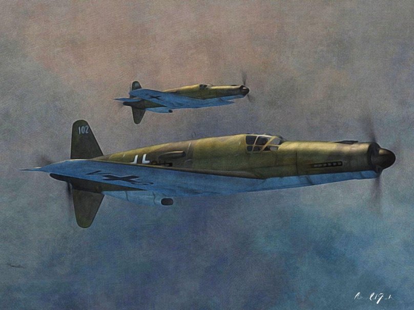 Истребитель Дорнье-335 Пфайль