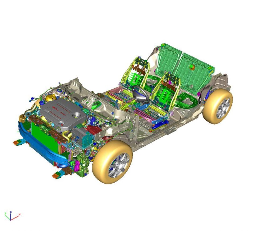 Автомобиль Джульетта, рама