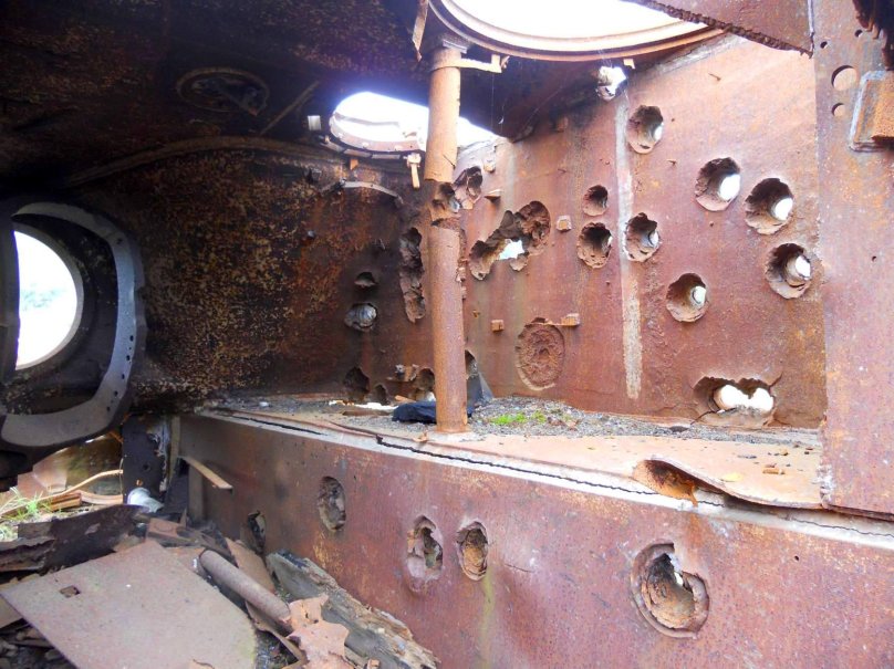 Tortoise внутри танка