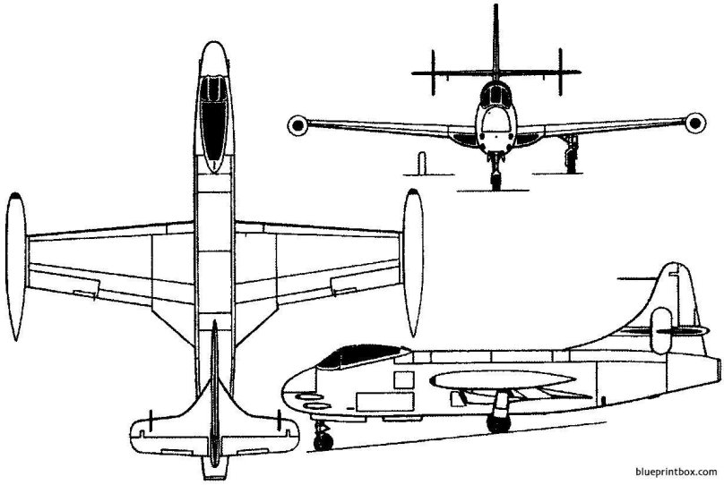 Vought f6u Pirate схемы