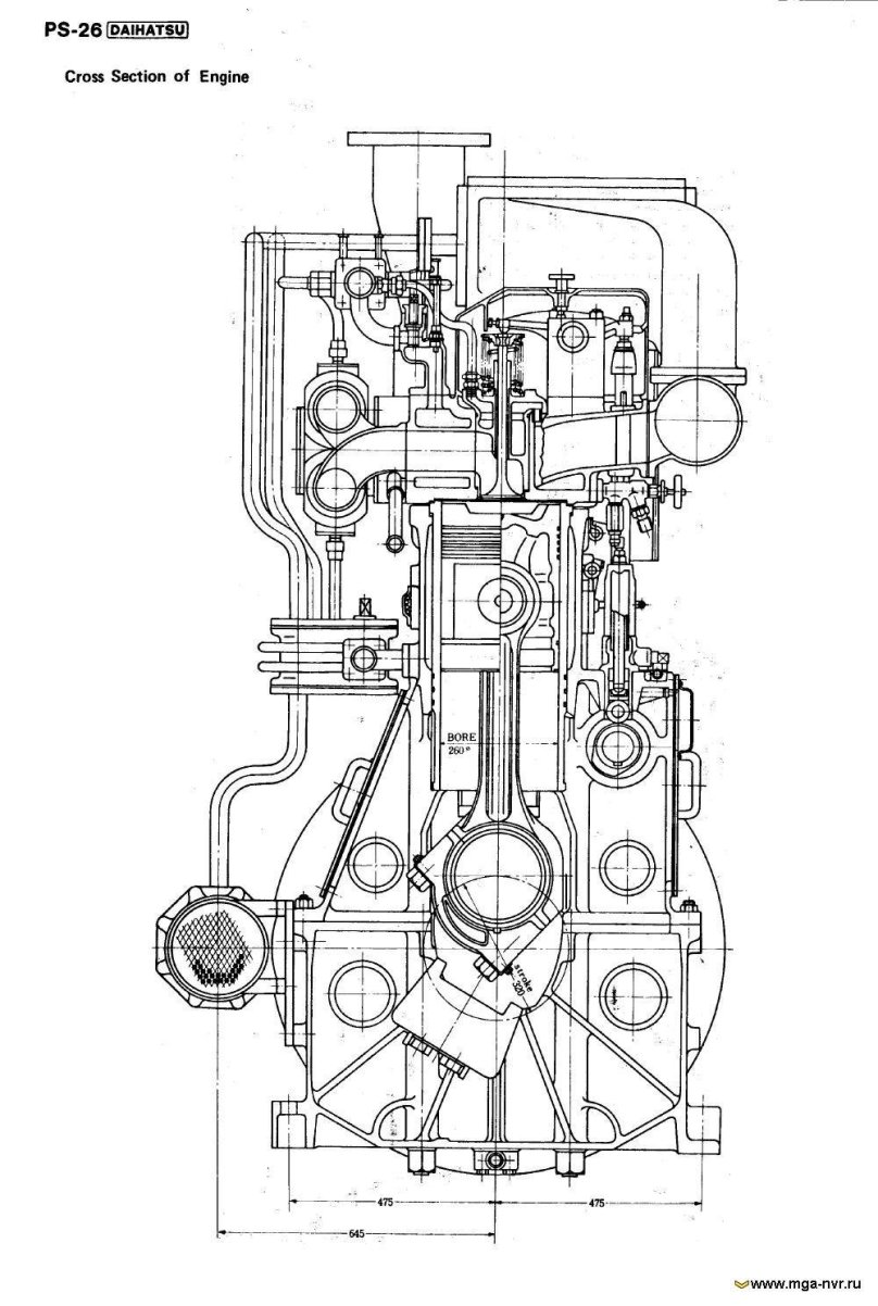 Daihatsu судовые двигатели PS-26