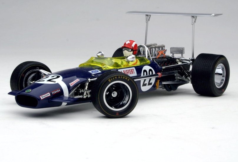 Lotus Ford Type 72d 1972 1/18 Exoto белый цвет