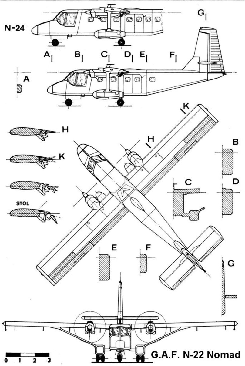 Cessna 195 чертежи