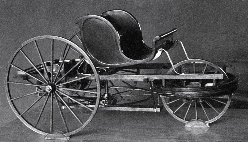 Повозка самокатка Ивана Кулибина