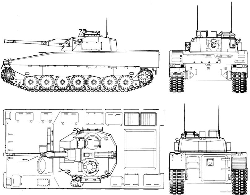 БМП CV-9040 чертеж