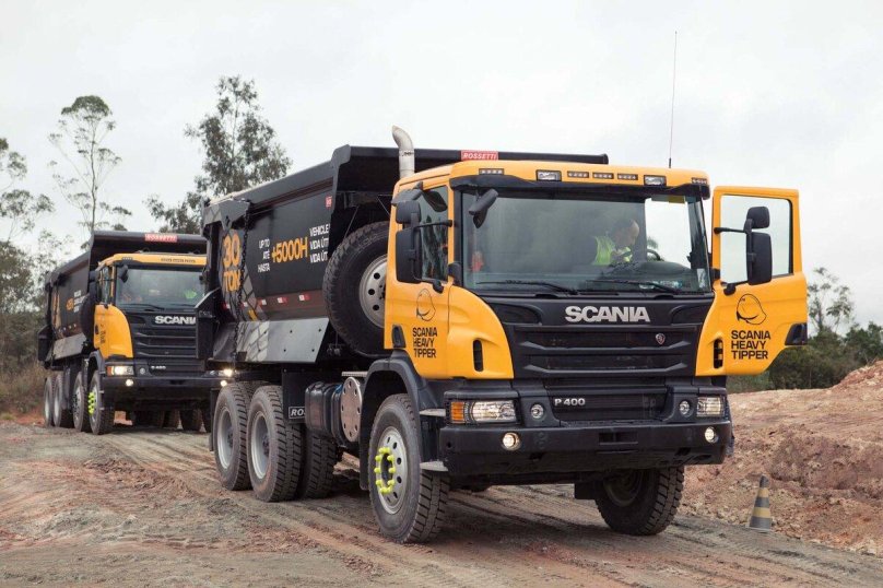 Scania p440 самосвал
