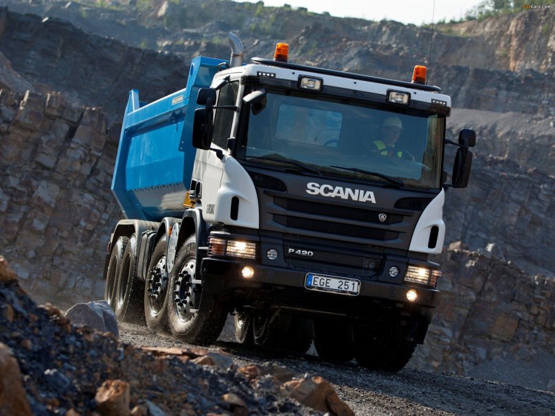 Scania p420 самосвал