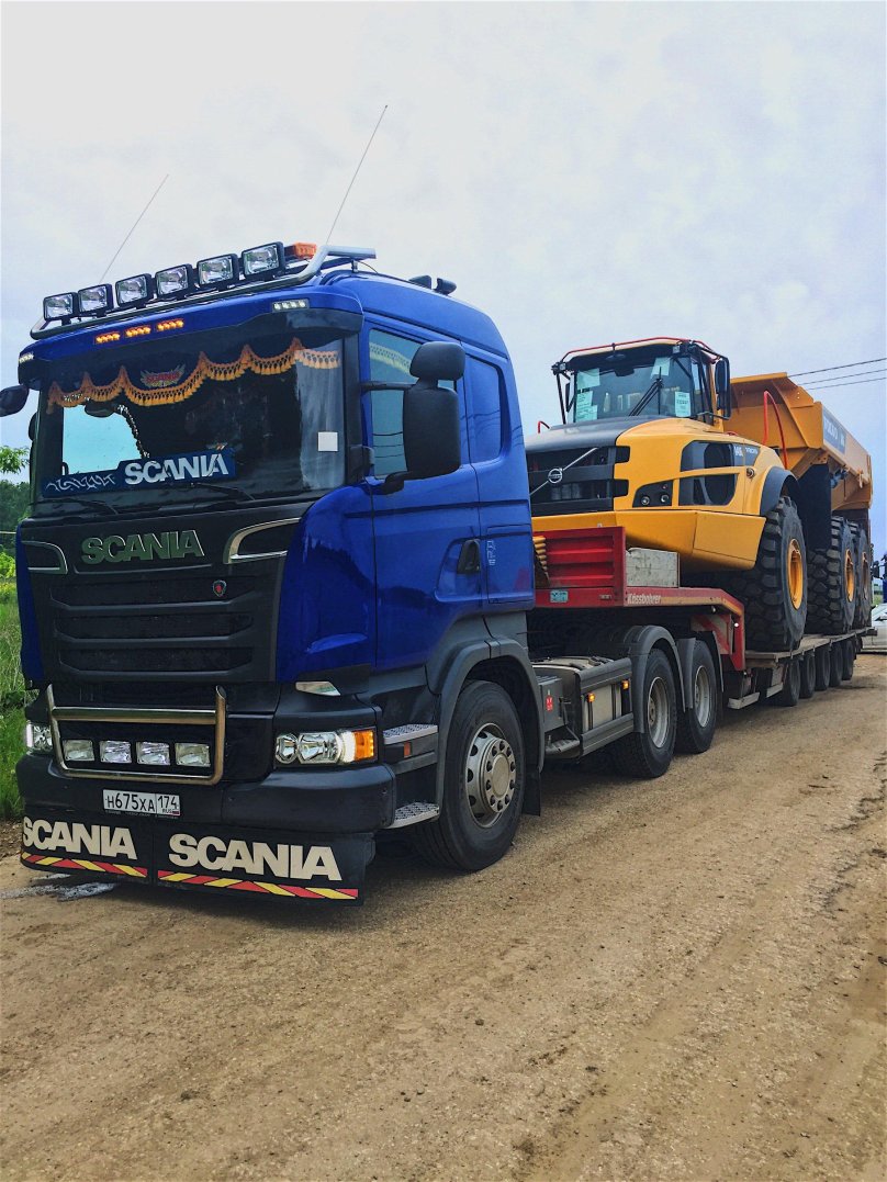 Трал Scania r500