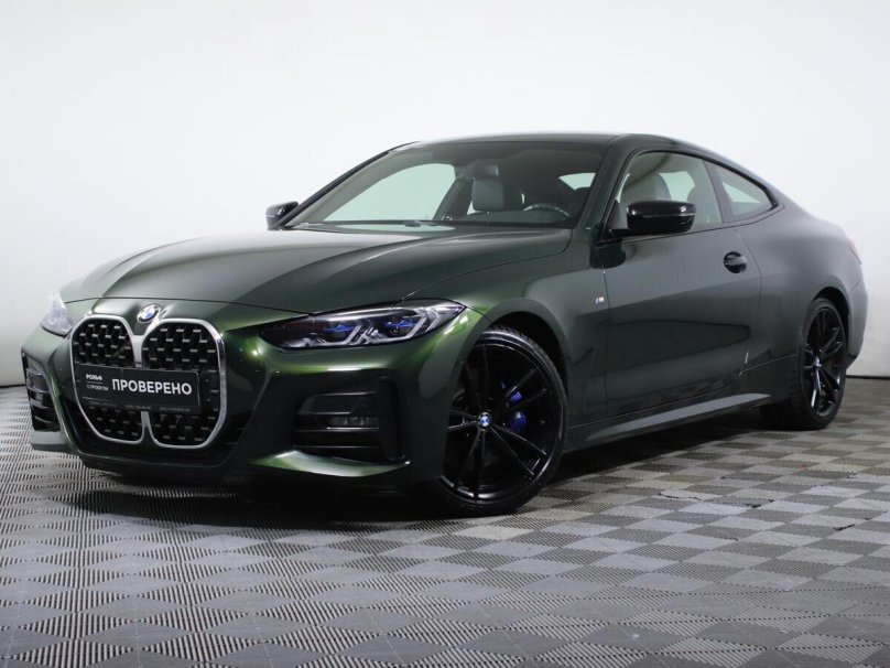 BMW 4 g22 зеленая
