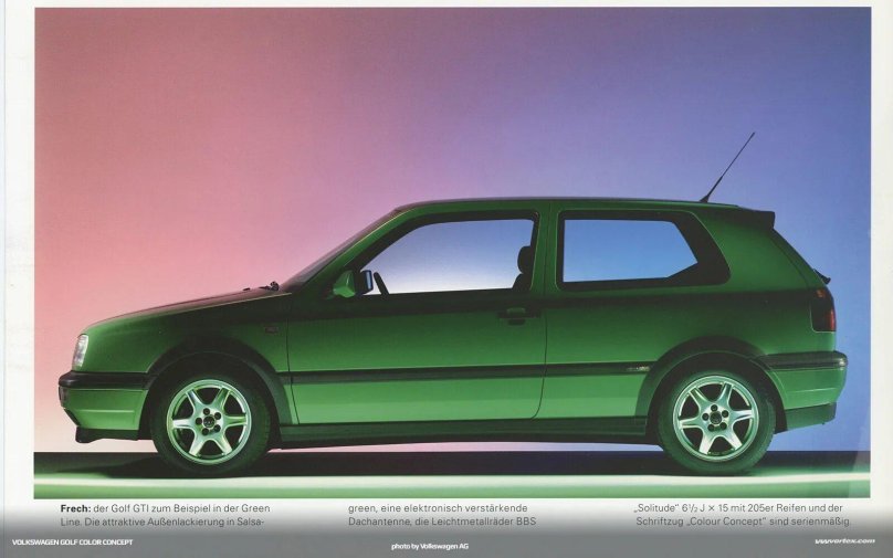 Golf 3 Color Concept