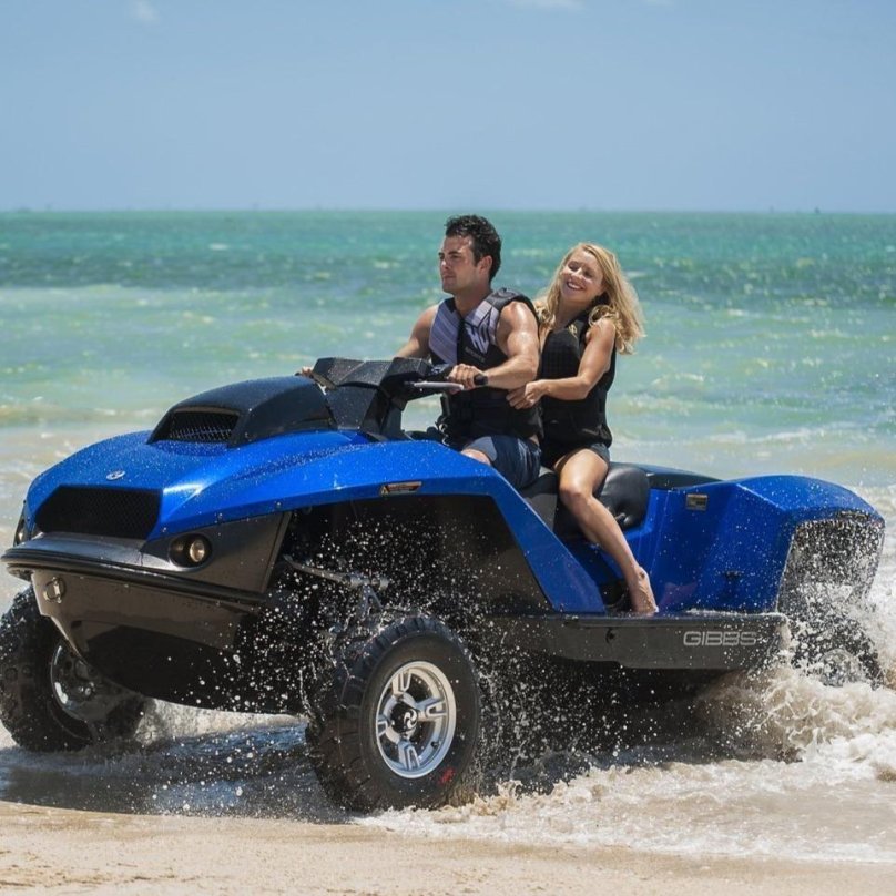 Машина амфибия Gibbs Quadski