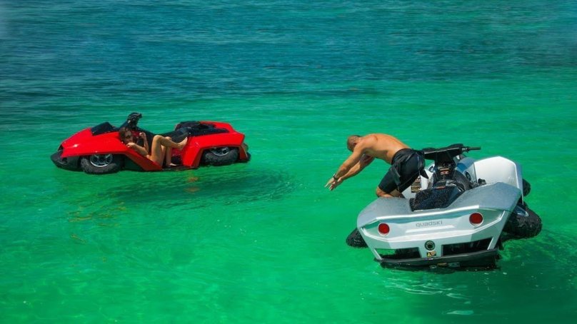 Машина амфибия Gibbs Quadski