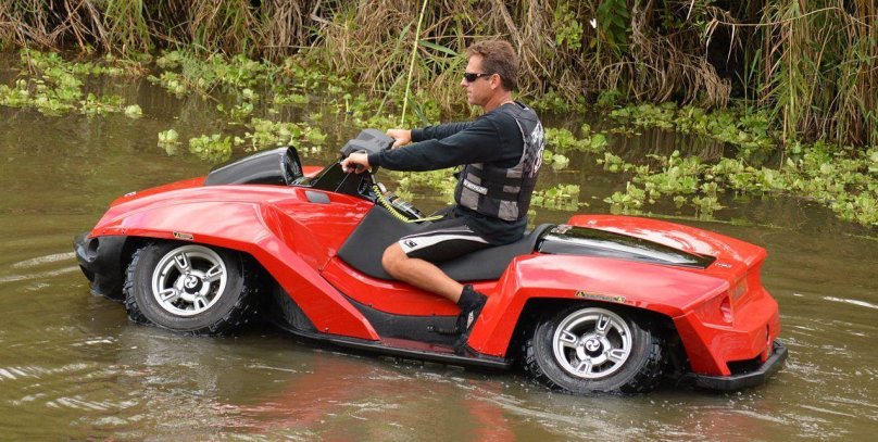 Плавающий квадроцикл Quadski