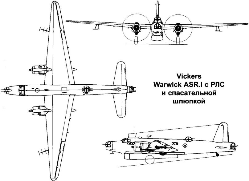 Vickers Wellington чертежи