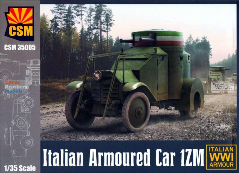 Csm35005 итальянский бронеавтомобиль Lancia 1zm 135