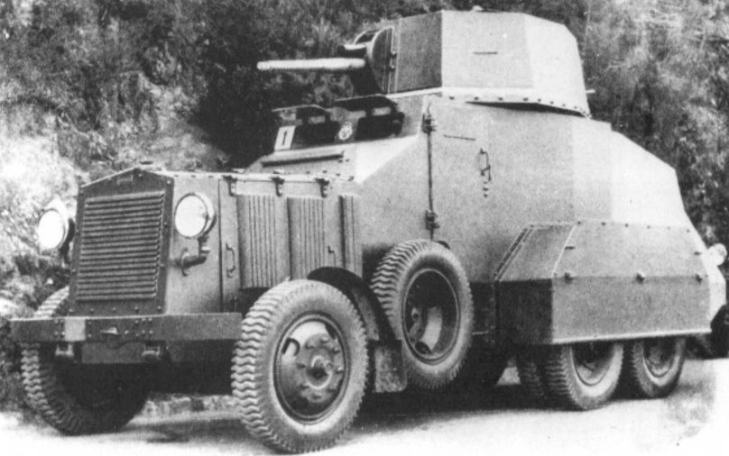 Fiat 611 итальянский бронеавтомобиль