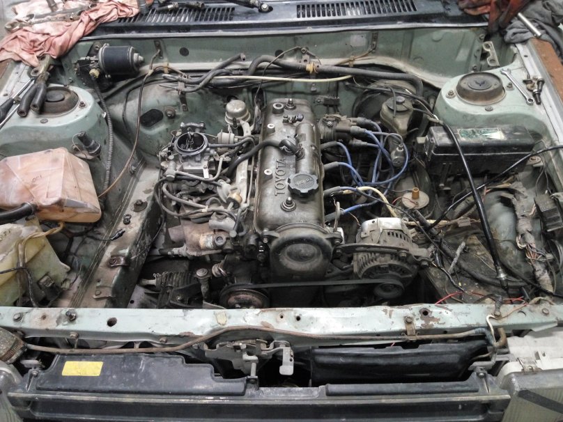 Двигатель 3а Тойота карбюратор