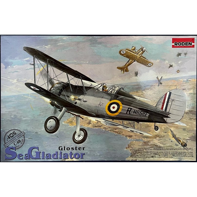 Roden 405 самолёт Gloster Sea Gladiator 1/48