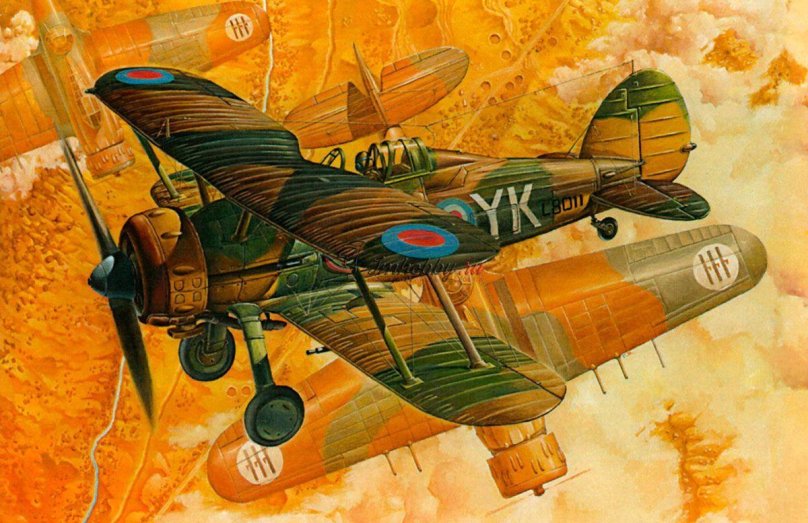 1/48 Истребитель Gloster Gladiator