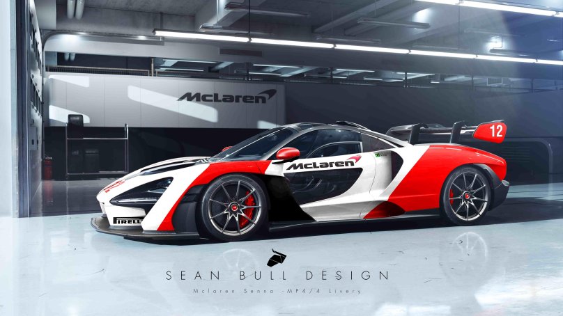 MCLAREN Senna gabariti