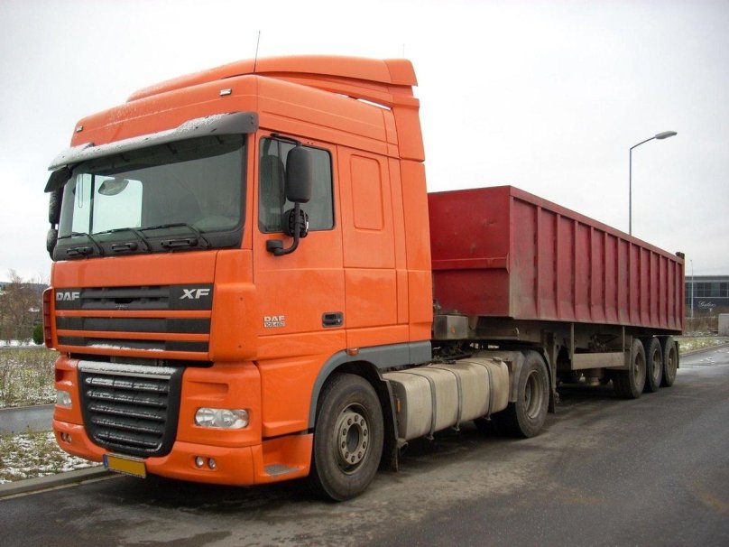 DAF xf105 шаланда