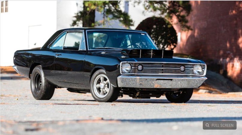 Dodge Dart Hemi super stock 1968