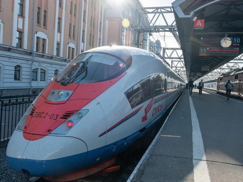Сапсан Москва Петербург остановки