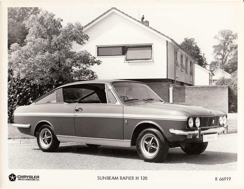Sunbeam Rapier Fastback Coupe 1969