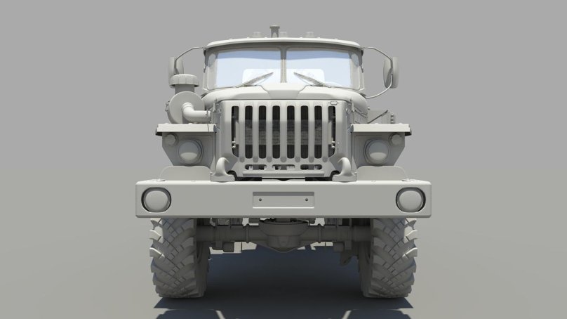 Урал 4320 спереди