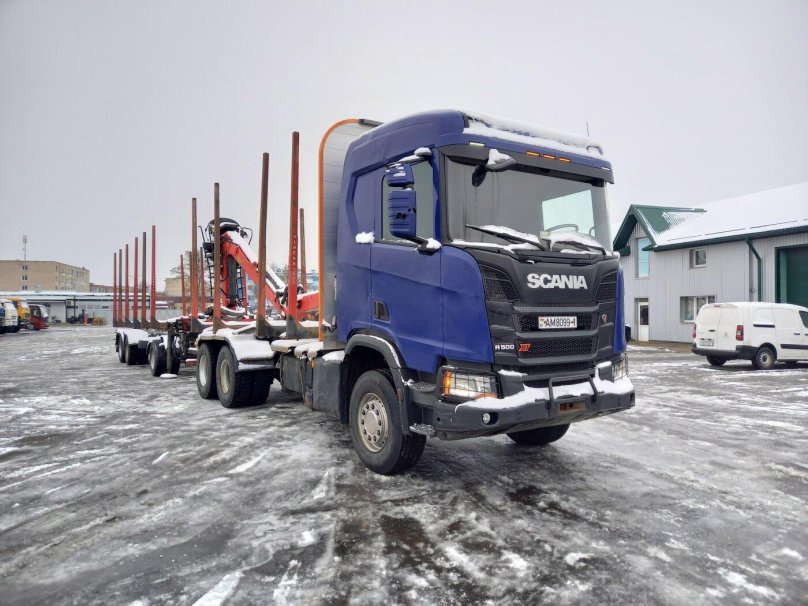 Скания лесовоз