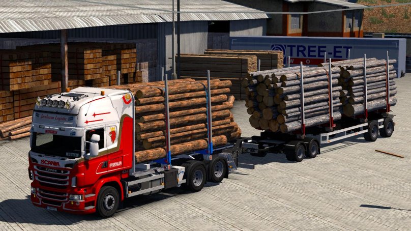 Лесовоз для етс 2