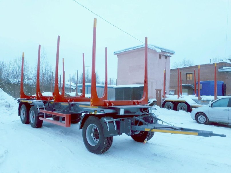 Прицеп сортиментовоз 3-х осный