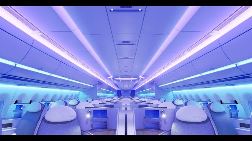 Airbus a350 XWB салон