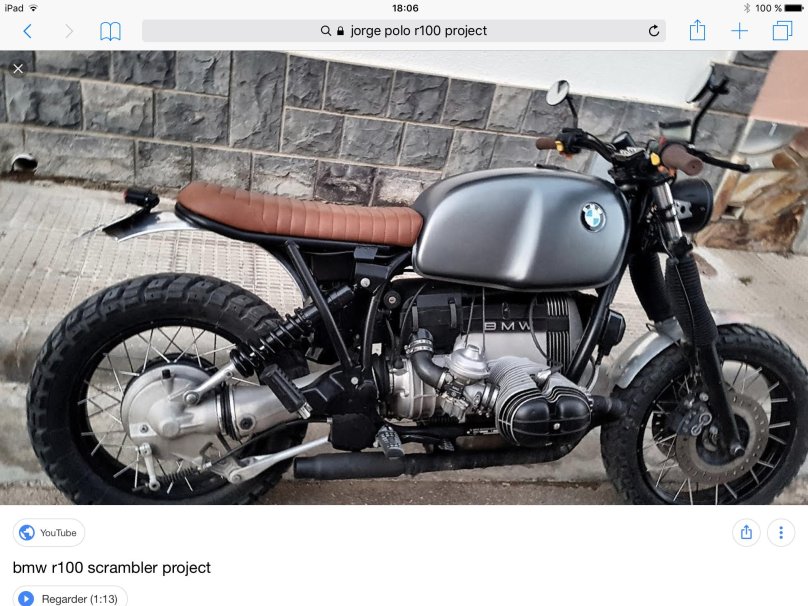 BMW r100 Scrambler