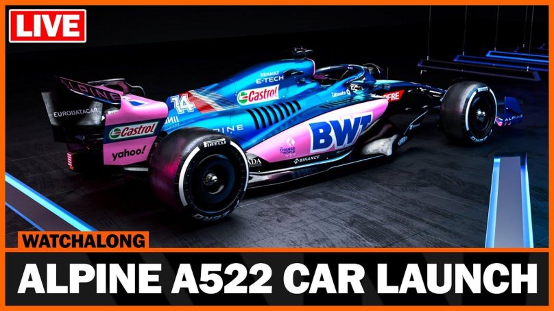 Alpine f1 2022 BWT livery