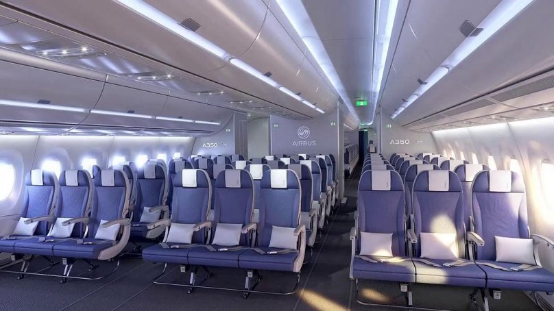Салон самолета Аэробус 350