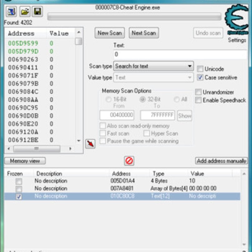 Cheat engine