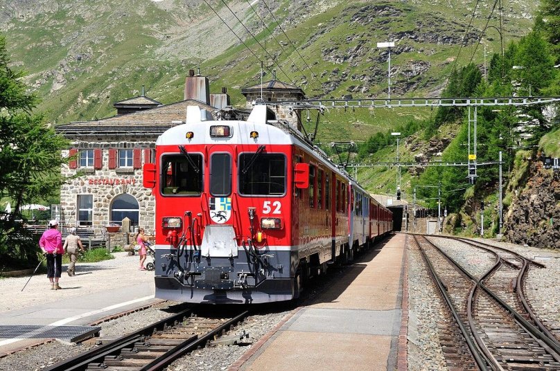 Швейцария поезд