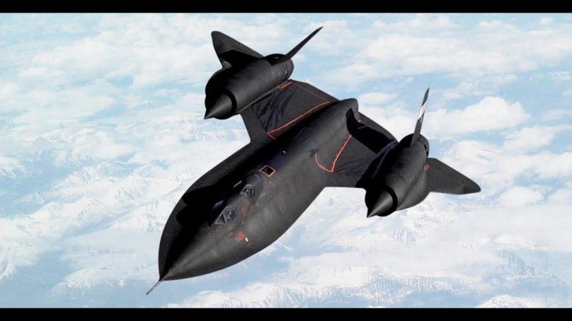 Локхид SR-71 чёрный Дрозд