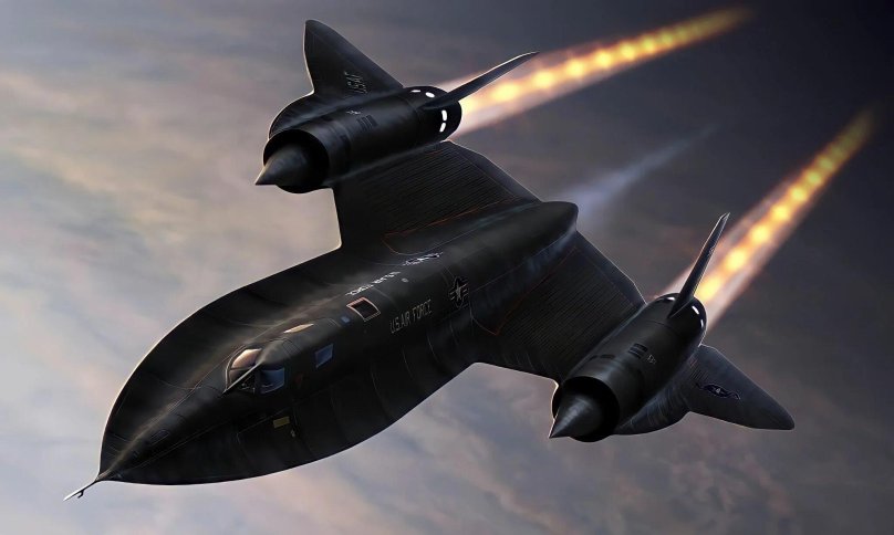 Локхид SR-71 чёрный Дрозд