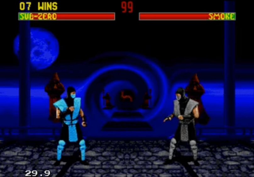 Mortal Kombat 2 Blue Portal