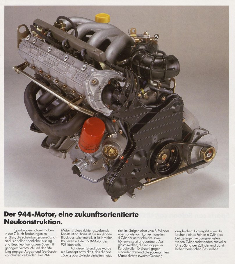 Porsche 944 двигатель