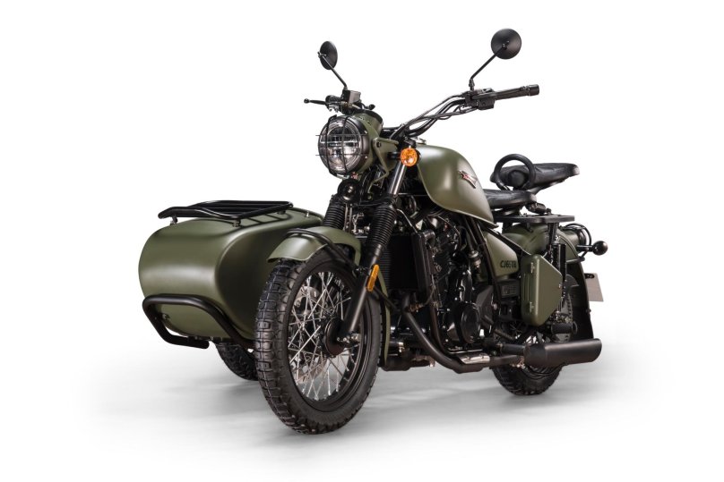 Китайский мотоцикл с коляской Changjiang cj650