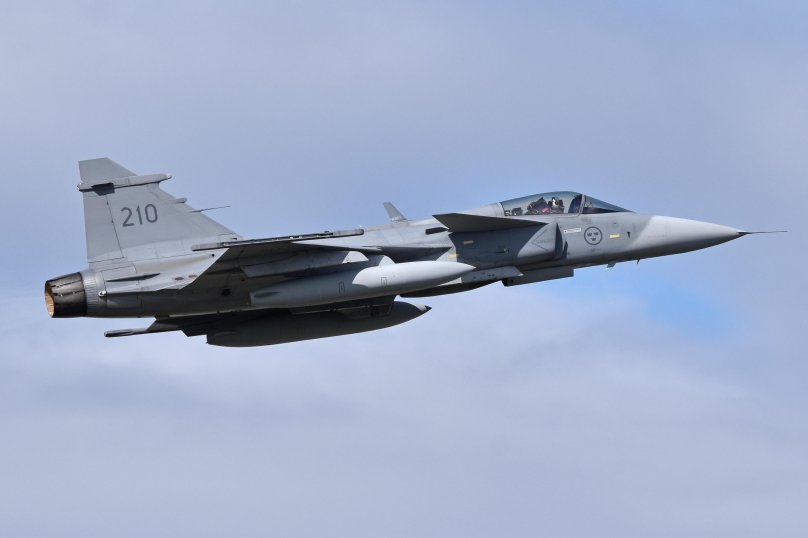 Самолет Грипен Швеция