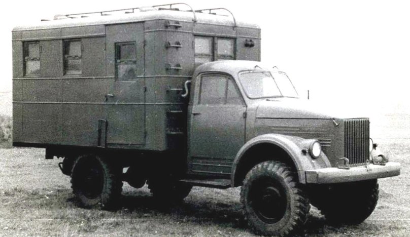 На шасси ГАЗ 63