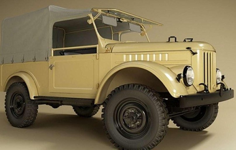 ГАЗ 69 бежевый